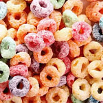 Colored cereals loops