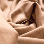 a close up view of a brown fabric