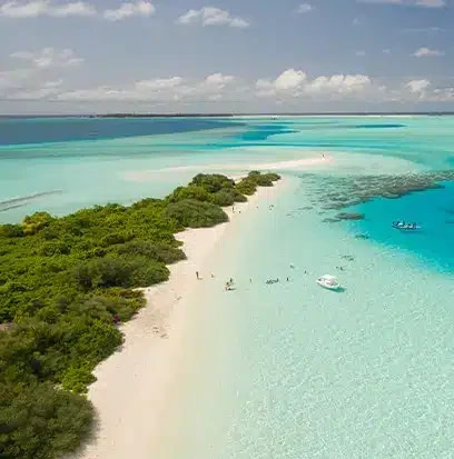 Beach view from sky