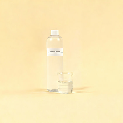 Bottle of transparent liquid