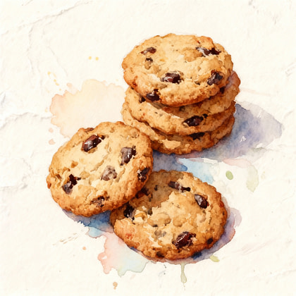 brown cookies