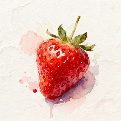 Big and fresh strawberry