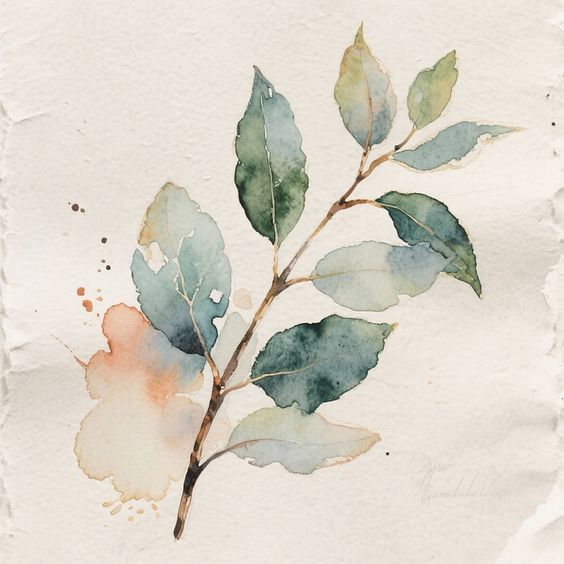 Green eucalyptus Leaves