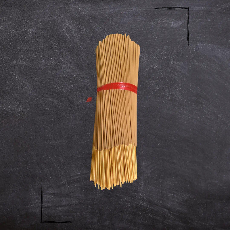 Wood incense sticks attached