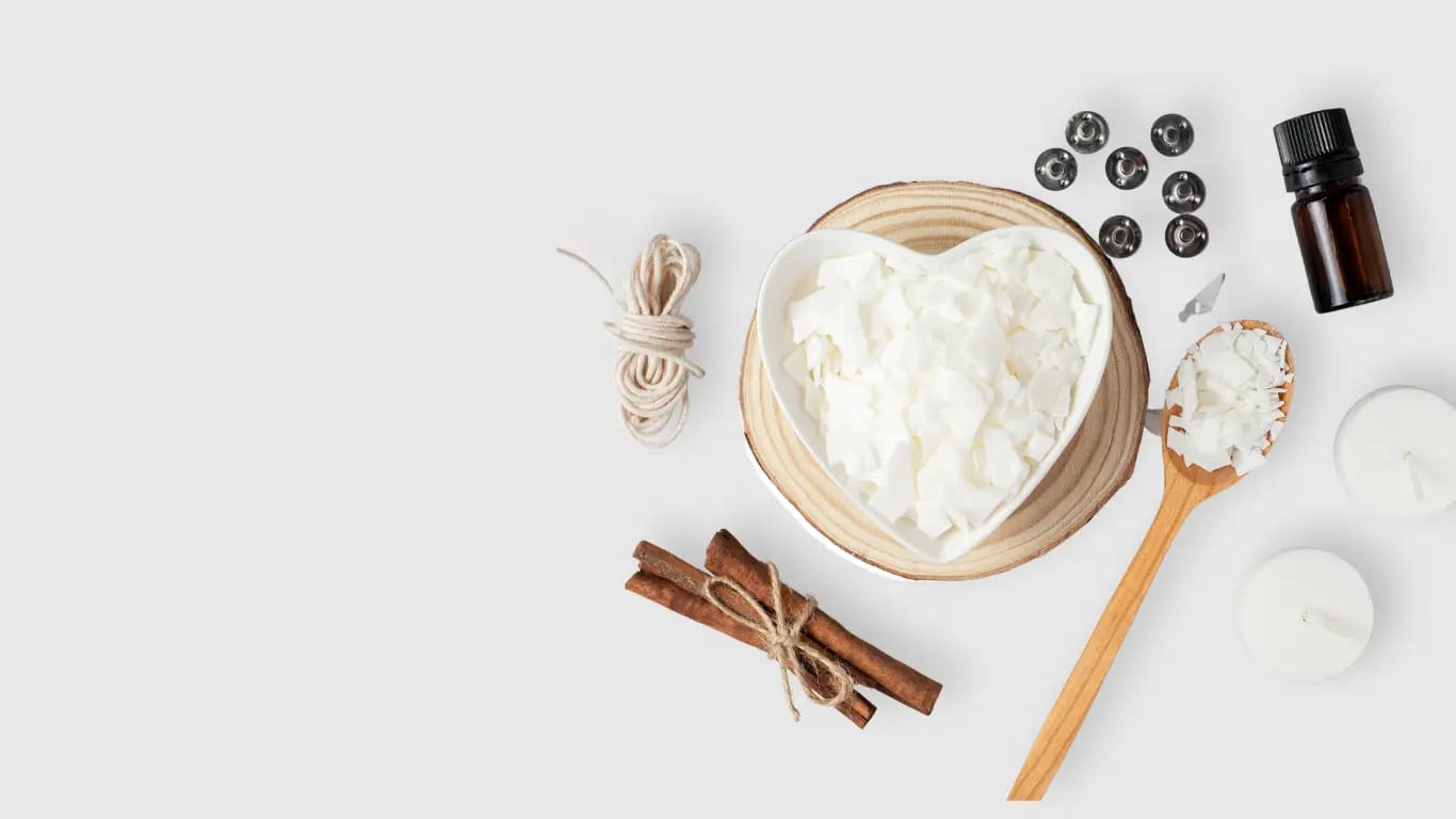 ingredients on gray background