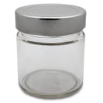 Flint jar with silver cap